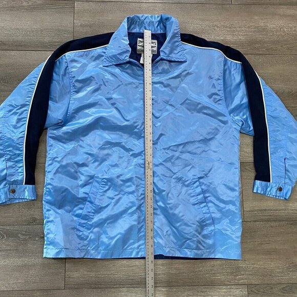Steve & Barry's Nylon Jacket Sixe XL Full Zip Blue - Picture 5 of 6